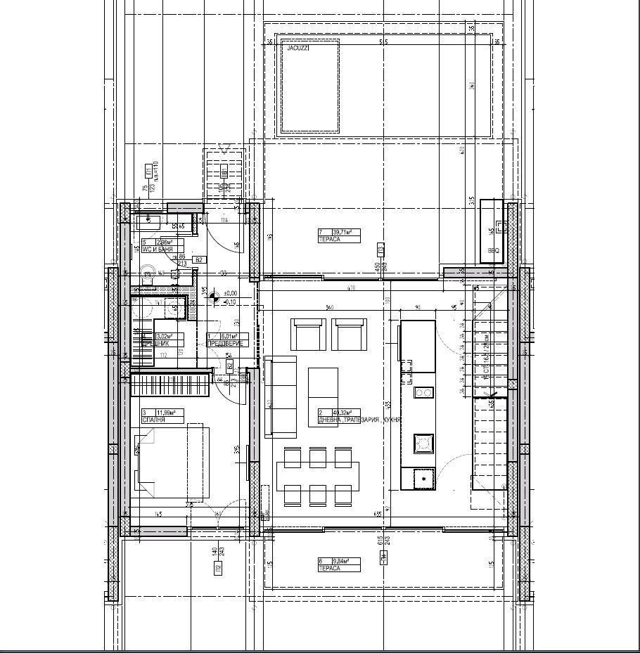 Къща на първа линия море в охраняем комплекс