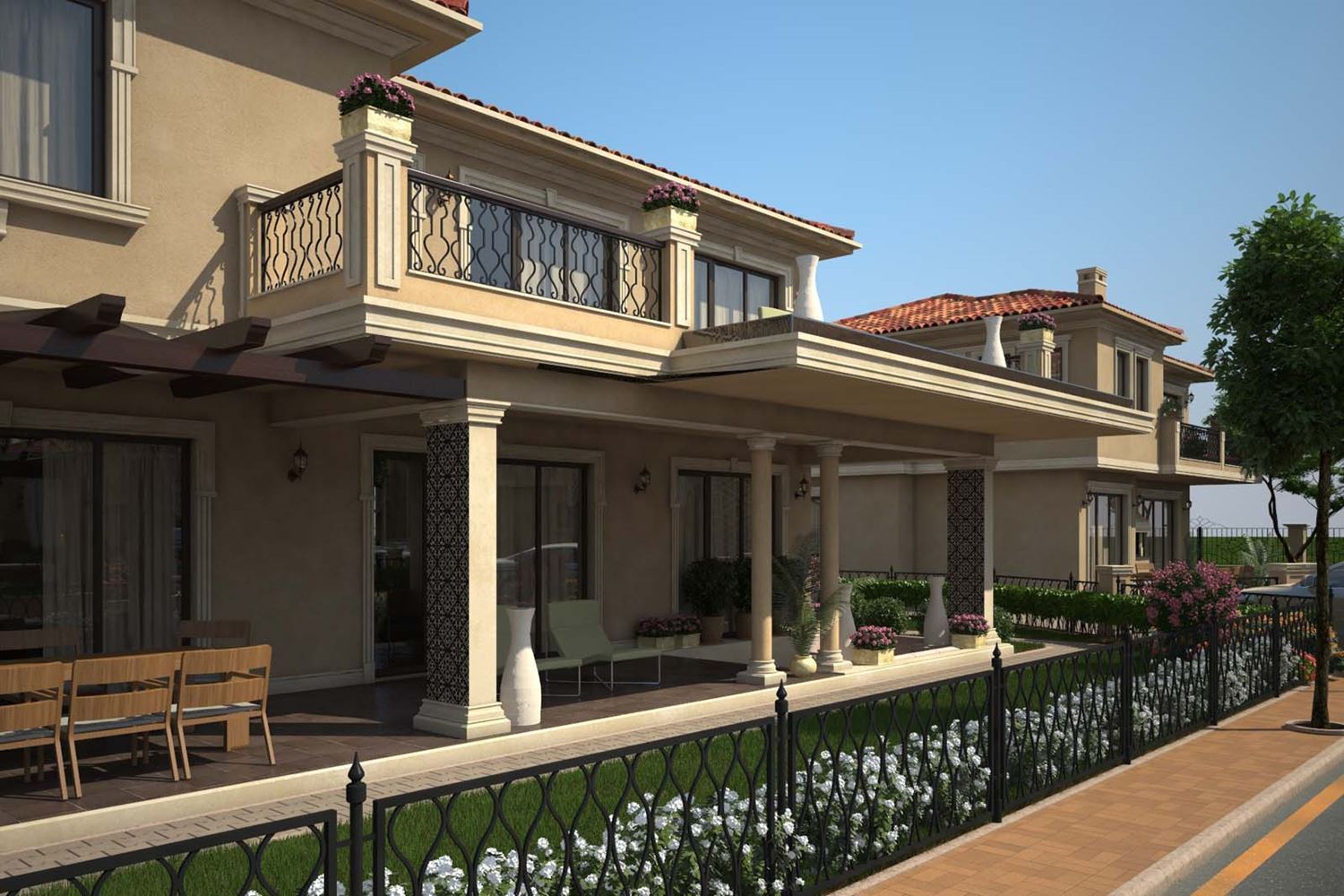 Двуетажна къща с две спални и паркомясто в модерен затворен комплекс с дългосрочен инвестиционен потенциал