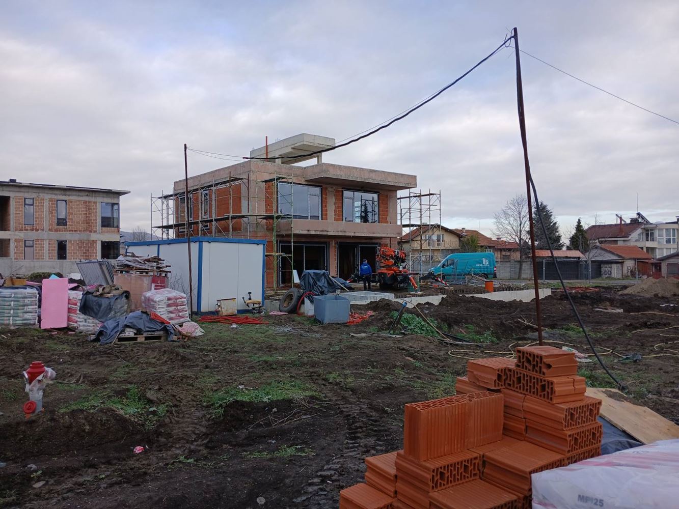 Модерна къща с пет стаи и 400 м² двор, без такса поддръжка във Ветрен, Бургас