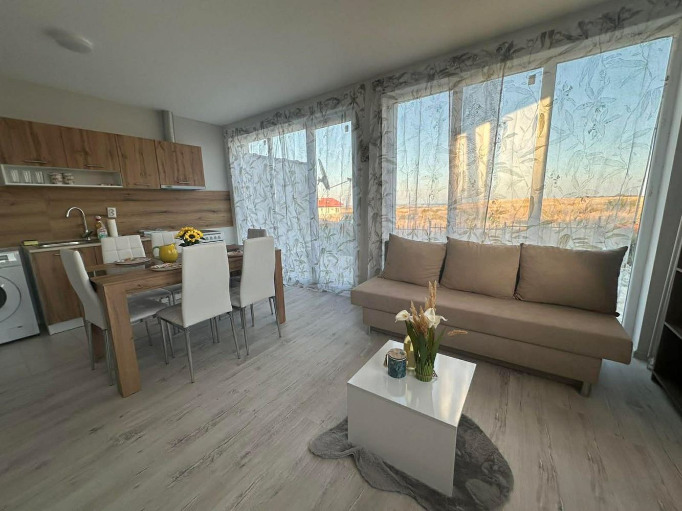 Нова едноетажна къща с двор в гр. Каблешково – без такса поддръжка