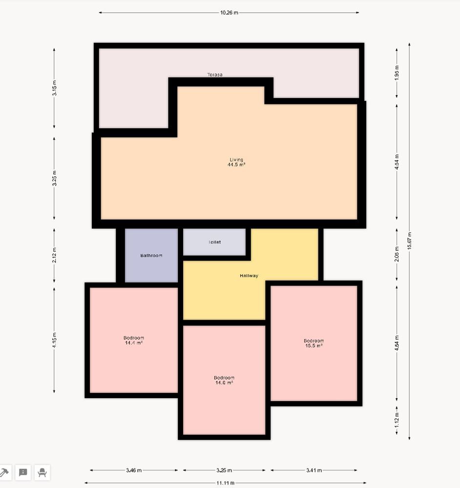 Просторна едноетажна къща с панорамни гледки в екокомплекс на Стара планина