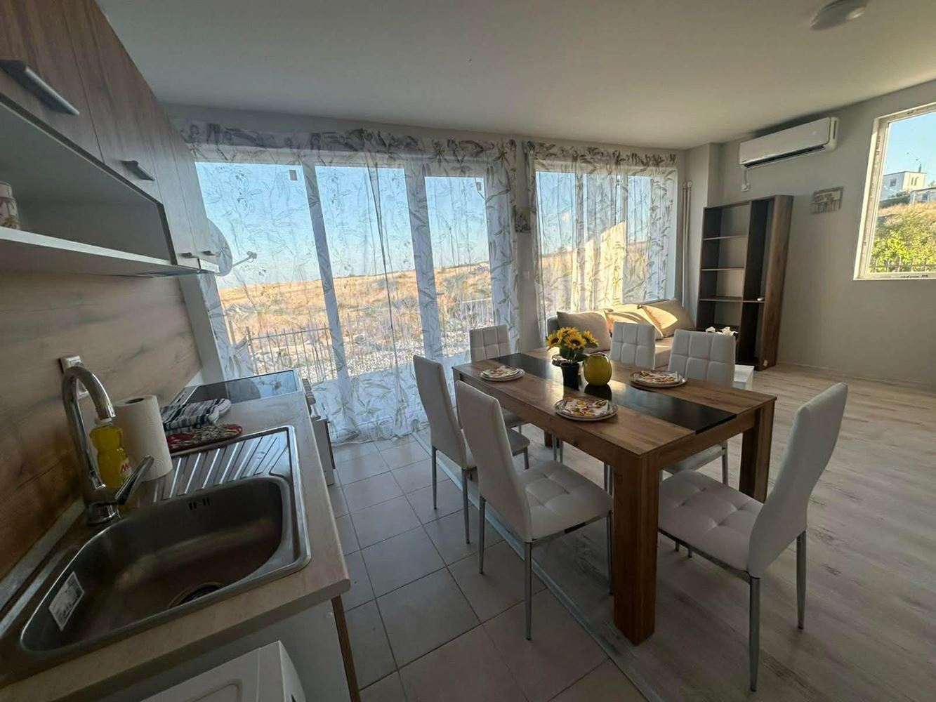 Нова едноетажна къща с двор в гр. Каблешково – без такса поддръжка